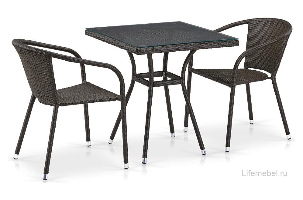 Обеденный комплект T282BNT/Y137C-W53 2 Brown