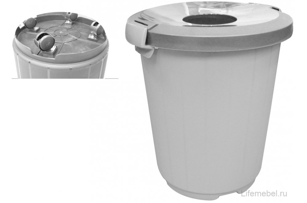 Контейнер 105 серый с воронкой