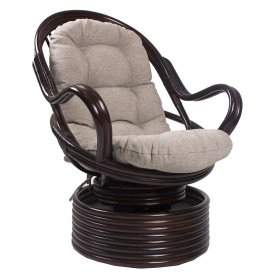 Кресло-качалка Davao с подушкой / орех