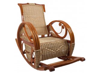 Кресло-качалка Valua коньяк