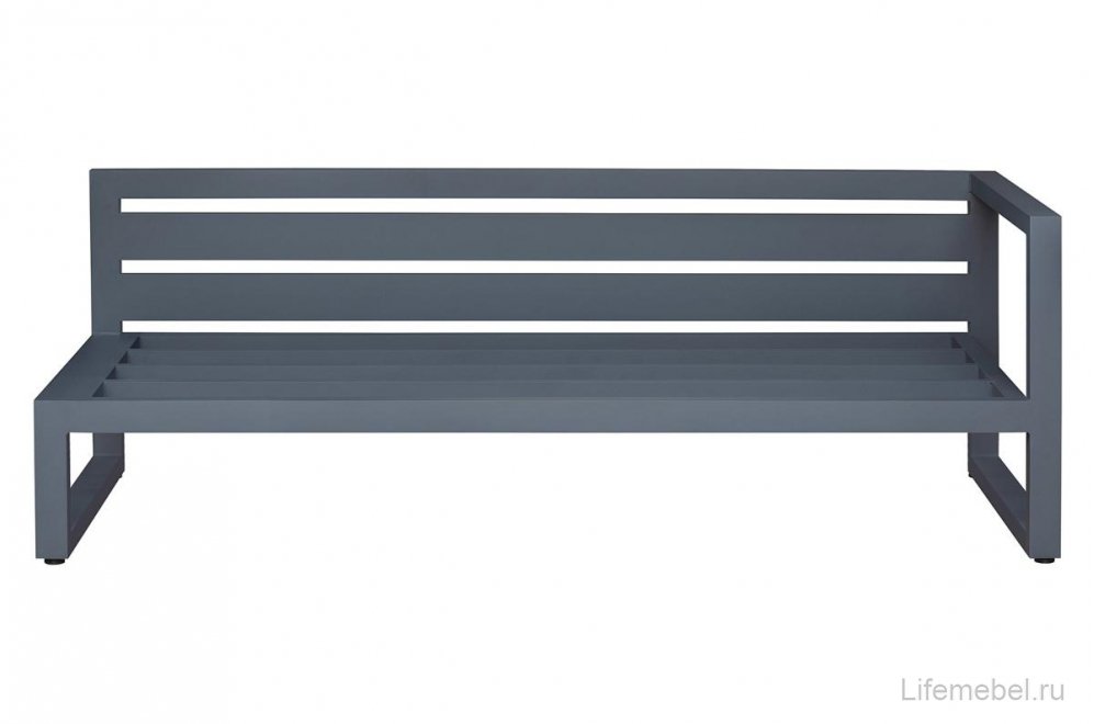 Диван Capri правый 190 antracite grey