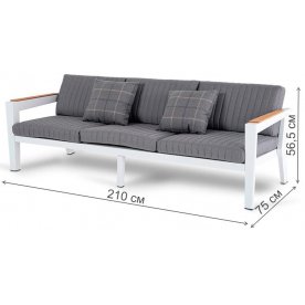 Металлический диван Юкка