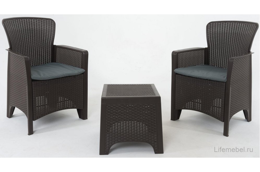 Кофейный комплект из ротанга SF3-2P