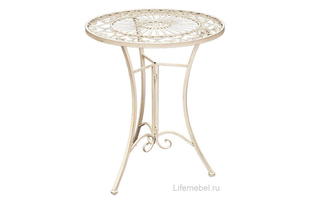 Кофейный комплект Мирона с узором белый