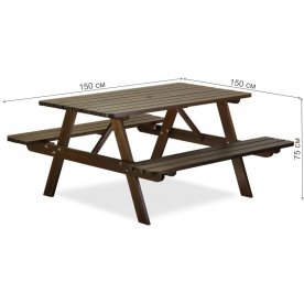 Обеденный комплект из дерева Грипсхольм