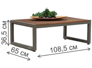Комплект для отдыха из металла Санторини