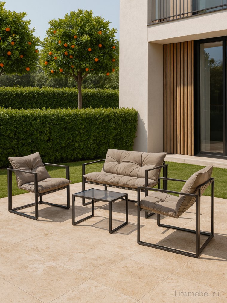 Обеденная группа Shark капучино