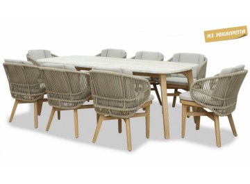 Комплект деревянной мебели Mali натуральный