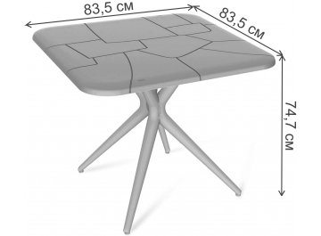 Обеденный комплект из пластика SHT-DS208