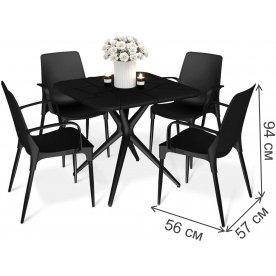 Обеденный комплект из пластика SHT-DS209