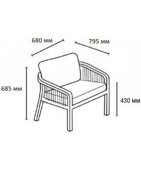 Кресло Ravona KD