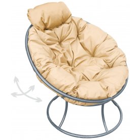 Металлическое кресло Папасан мини