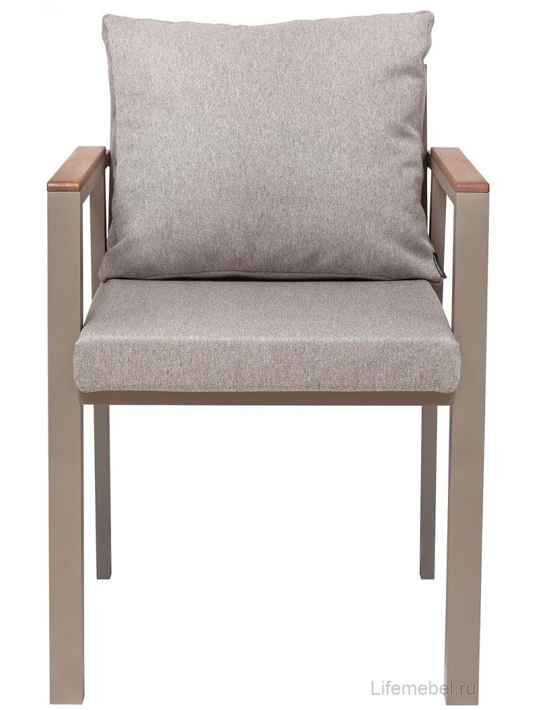 Стул уличный Санторини рогожка bahama ash / pecan