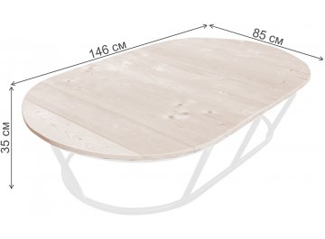 Деревянный стол Мамасан