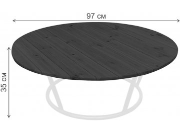 Деревянный стол Папасан