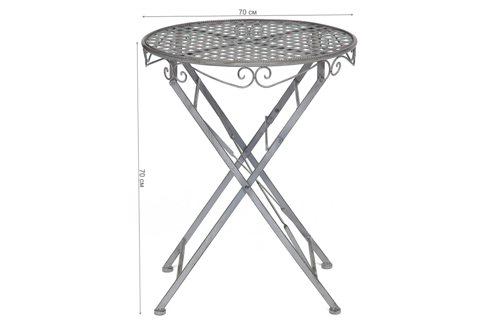 Складной стол Patio серый