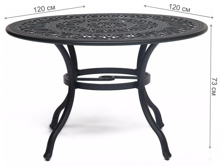 Стол Salieri черный