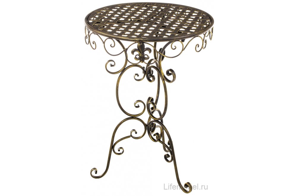 Столик круглый Бриз бронзовый