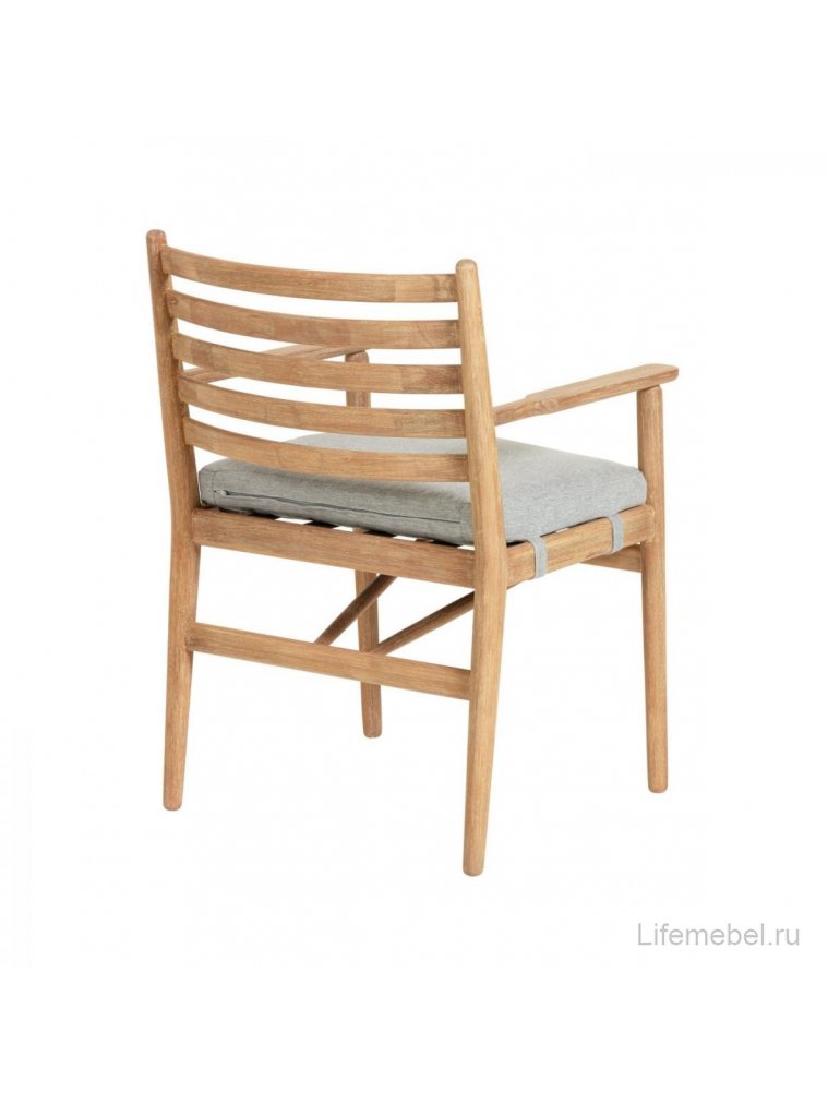 Деревянный стул Simja серый / натуральный