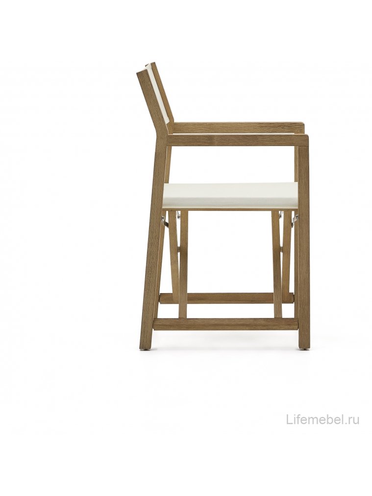 Деревянный стул Vilara белый / натуральный