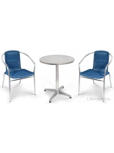 Металлический стул LFT-3199E Blue