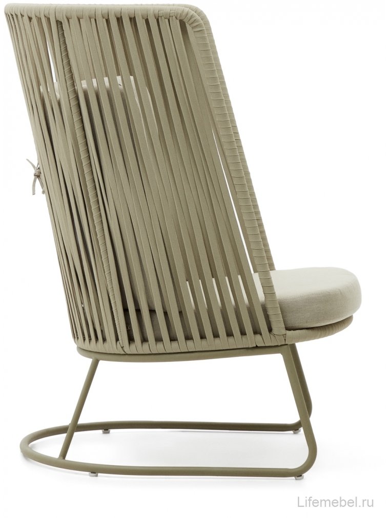 Металлический стул Saconca бежевый