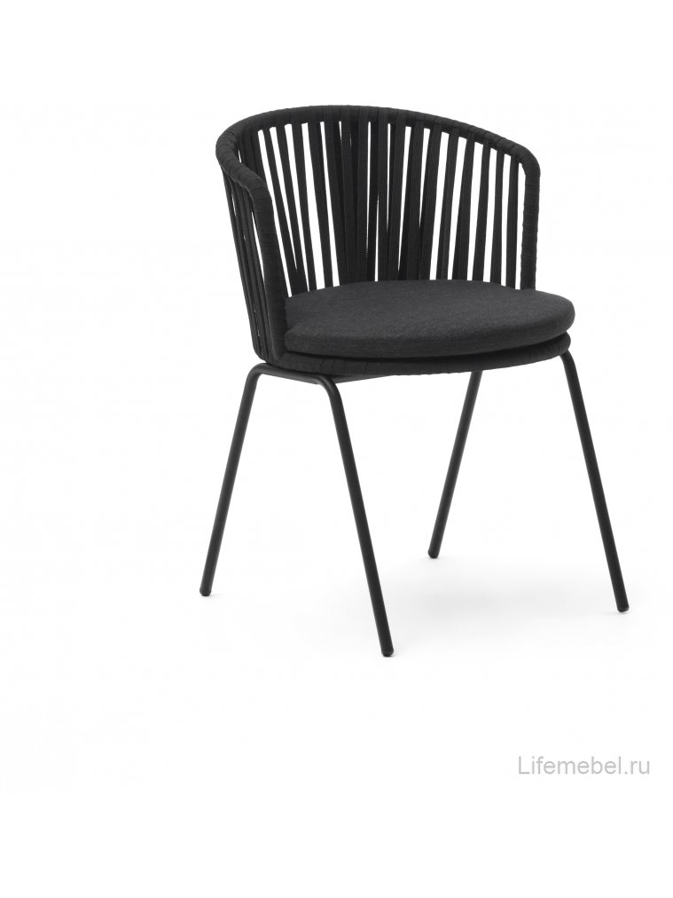 Металлический стул Saconca черный