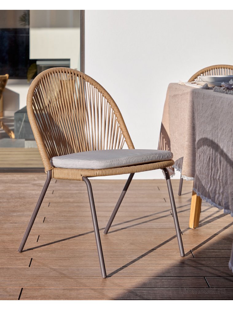 Металлический стул Stad бежевый