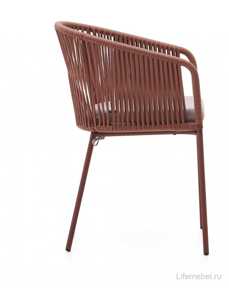 Металлический стул Yanet терракотовый