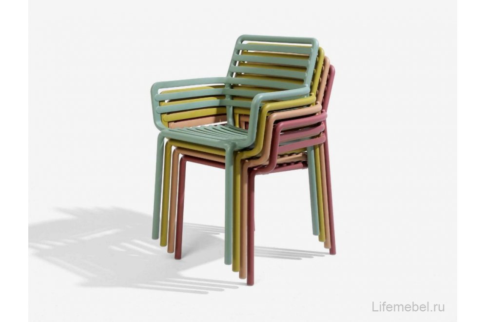 Кресло пластиковое Doga белый