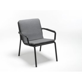 Лаунж-кресло пластиковое Doga Relax антрацит