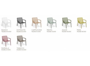 Лаунж-кресло пластиковое Doga Relax антрацит