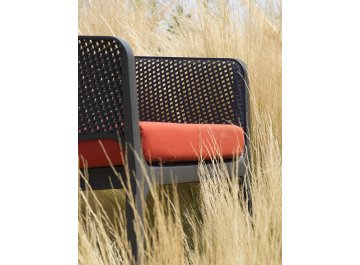 Кресло пластиковое Net Relax антрацит