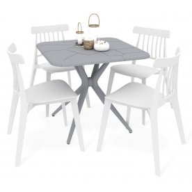 Обеденный комплект из пластика SHT-DS198