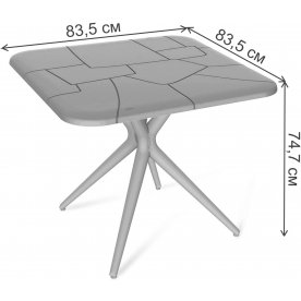 Обеденный комплект из пластика SHT-DS198