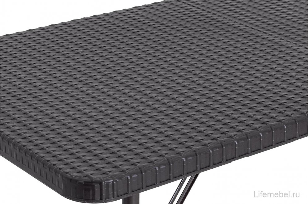 Пластиковый стол Кейт коричневый