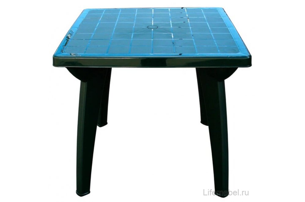 Пластиковый стол Луна зеленый