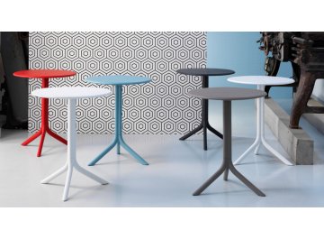 Стол пластиковый обеденный Spritz + Spritz Mini красный