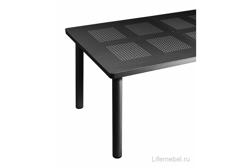 Стол пластиковый раздвижной Libeccio антрацит