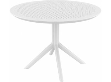 Стол пластиковый Sky Table Ø105 белый