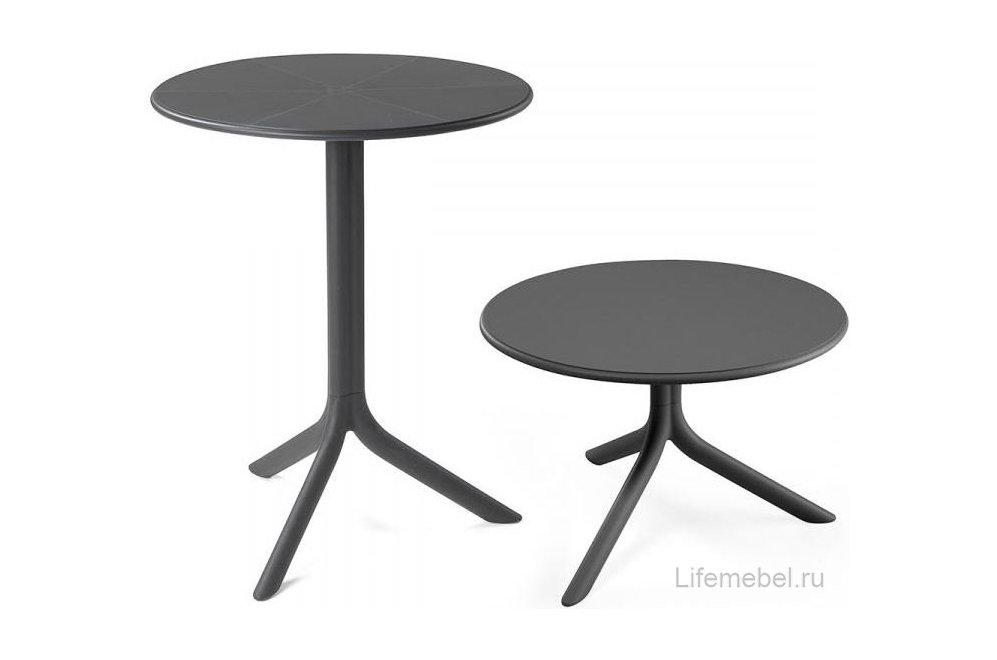 Пластиковый стол Spritz антрацит