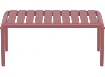 Столик пластиковый журнальный Paris Lounge Table марсала