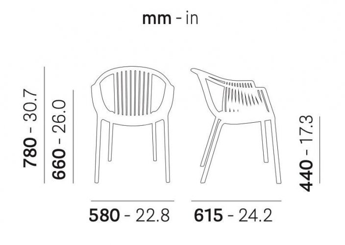 Пластиковый стул 015/306SA песочный