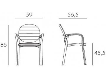 Пластиковый стул 003/4023700010