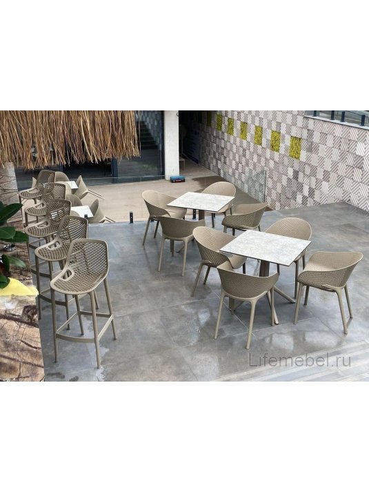 Пластиковый стул 234/151-0428 бежевый