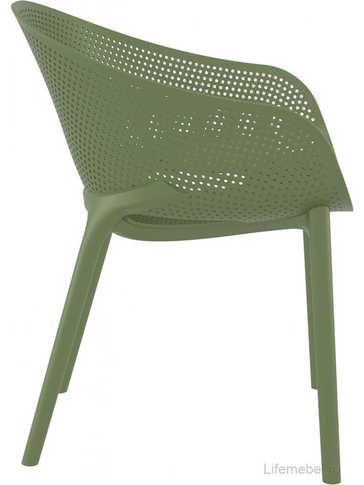 Пластиковый стул 234/151-0435 оливковый