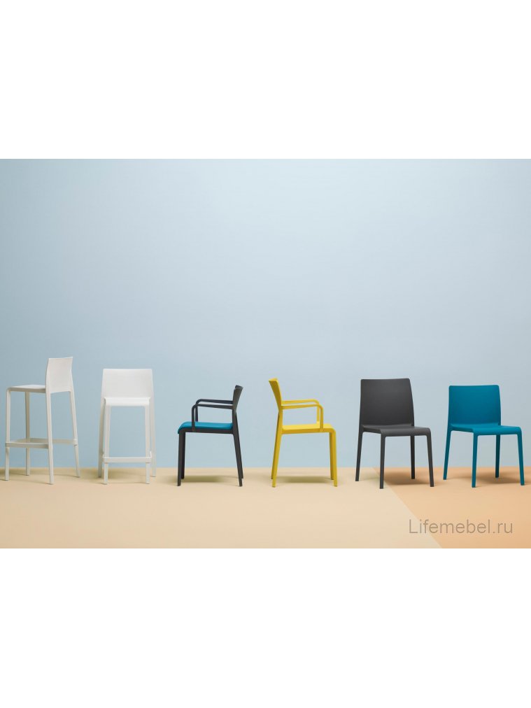 Пластиковый стул 015/673GA антрацит