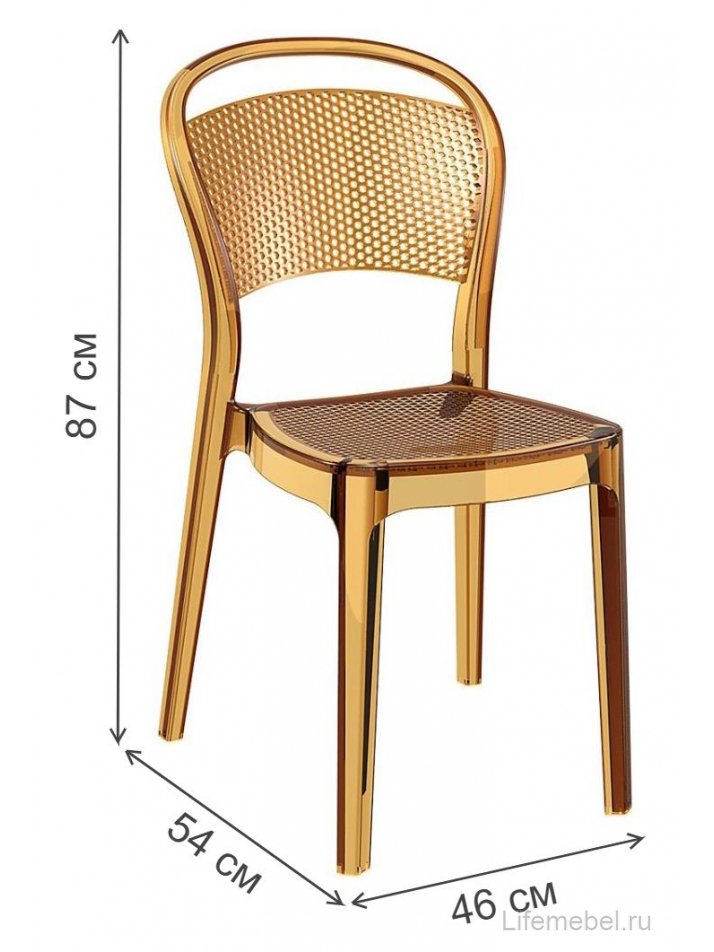 Пластиковый стул 234/021-3891 янтарный