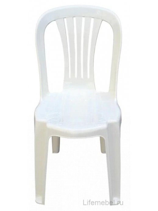Пластиковый стул Алания белый