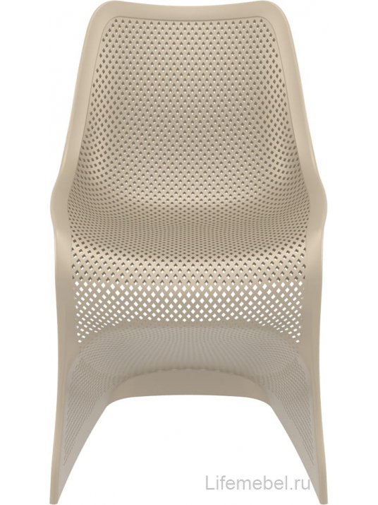 Пластиковый стул Bloom бежевый